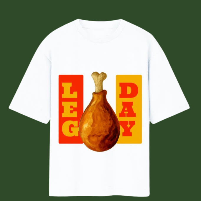 Leg Day - Oversized Tee