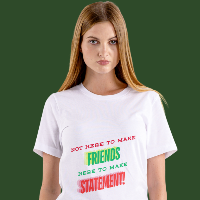 Here To Make Statement - Women's Classic T-Shirt