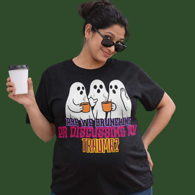 Are We Brunching Or Discussing My Trauma? - Maternity Tee