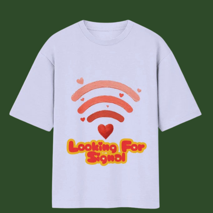Love Signal - Couple's Oversized Tee