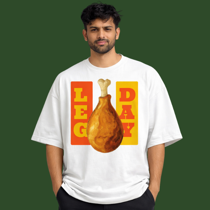 Leg Day - Oversized Tee