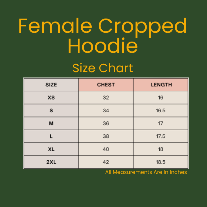 Star Power - Female Cropped Hoodie