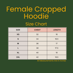 Star Power - Female Cropped Hoodie