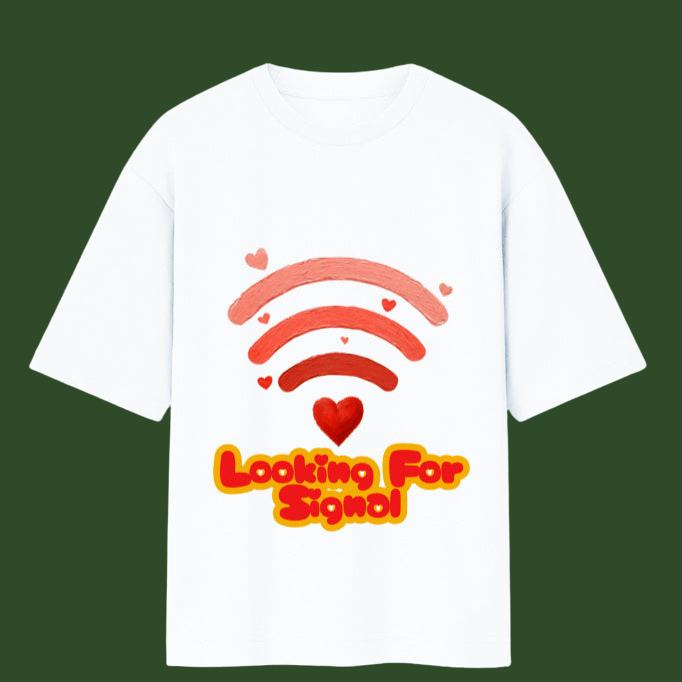 Love Signal - Couple's Oversized Tee